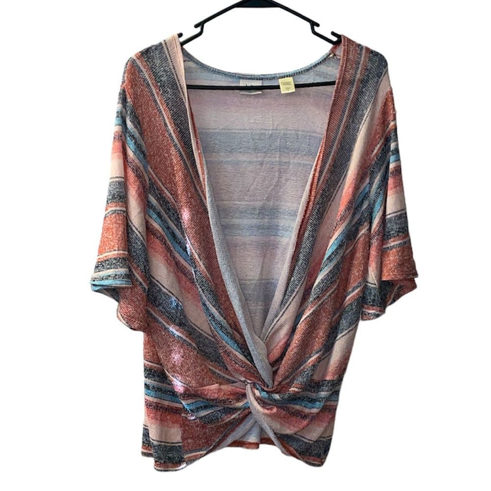 Daytrip striped colorful top size M